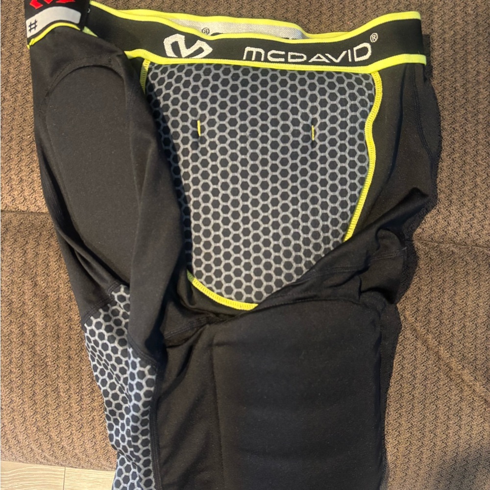 McDavid Black and Gray Padded Girdle